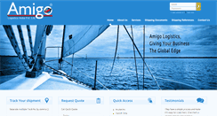 Desktop Screenshot of amigologistics.com